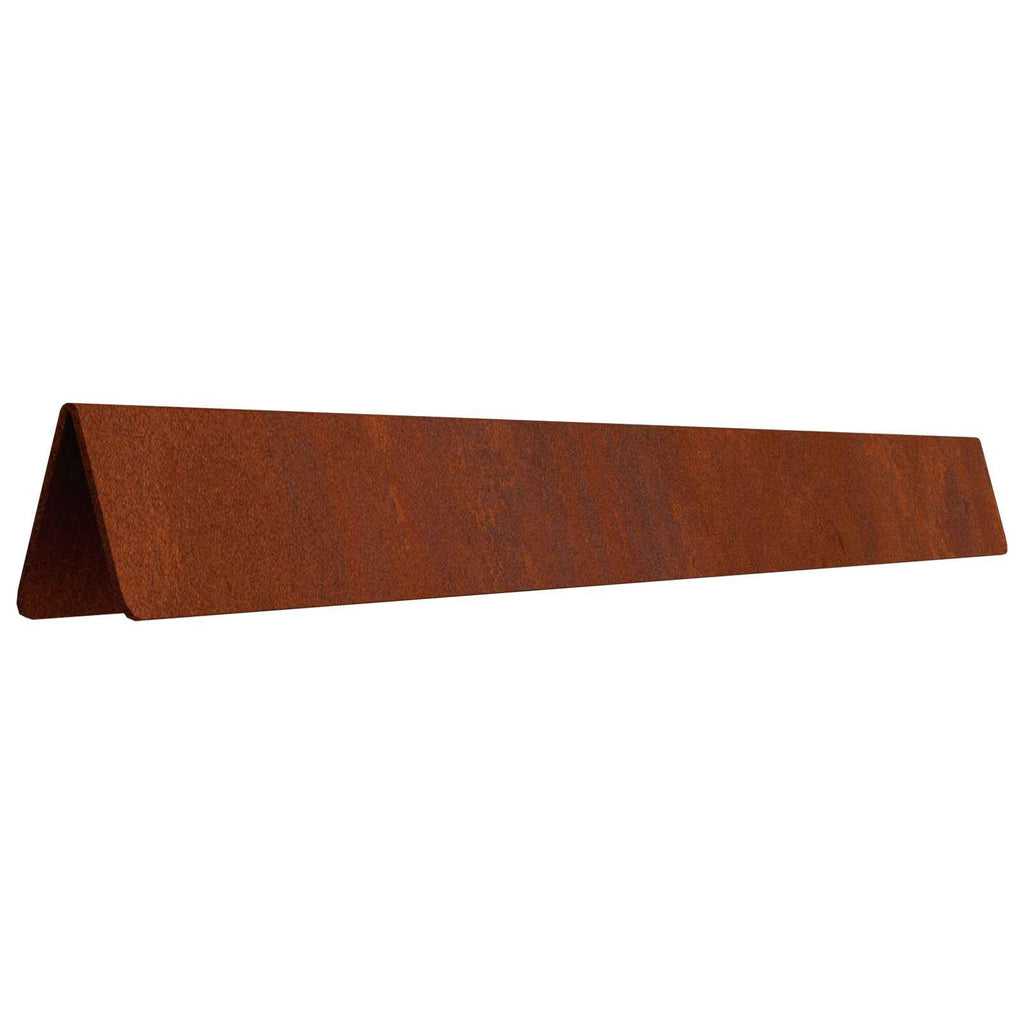 Bordure De Pelouse Acier Patiné Rouillé
