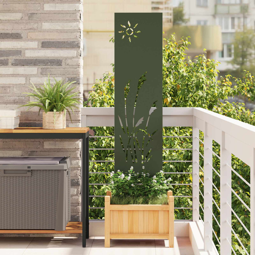 Écran De Confidentialité De Jardin Fretwork Rouillé