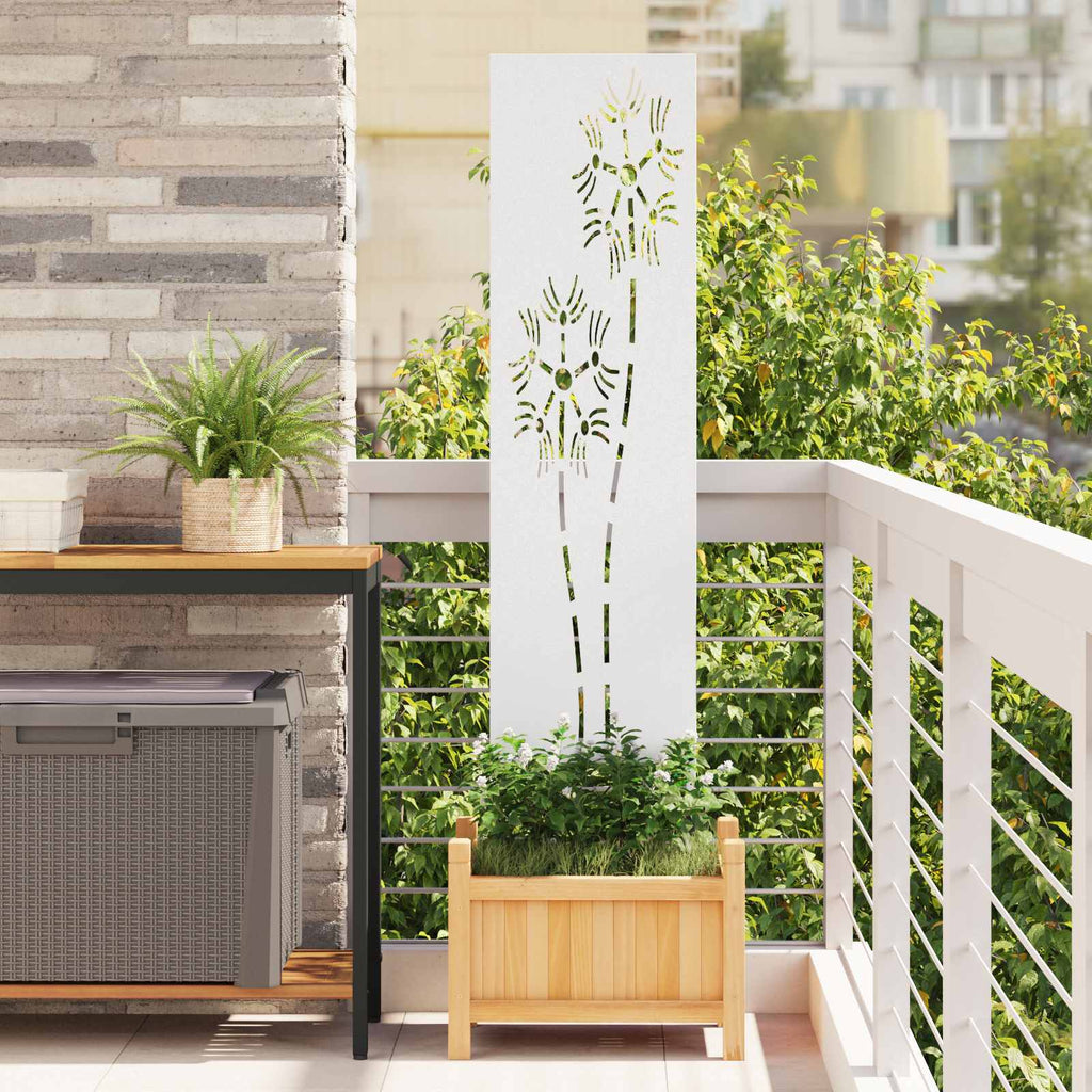 Écran De Confidentialité De Jardin Fretwork Rouillé
