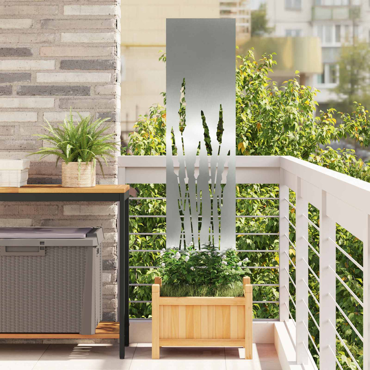 Écran De Confidentialité De Jardin Fretwork Rouillé