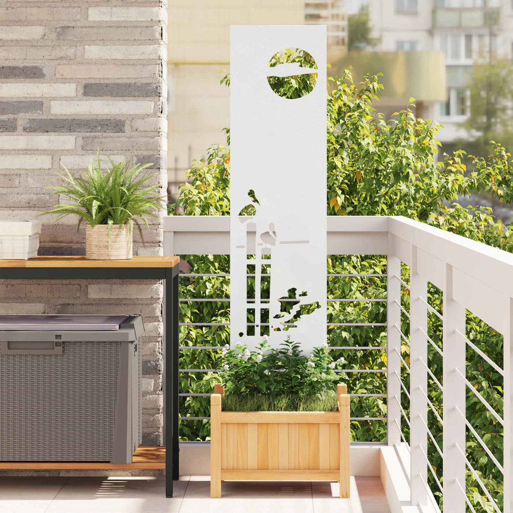 Écran De Confidentialité De Jardin Fretwork Rouillé
