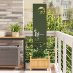 Écran De Confidentialité De Jardin Fretwork Rouillé