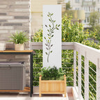 Écran De Confidentialité De Jardin Fretwork Rouillé