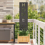 Écran De Confidentialité De Jardin Fretwork Rouillé