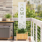 Écran De Confidentialité De Jardin Fretwork Rouillé