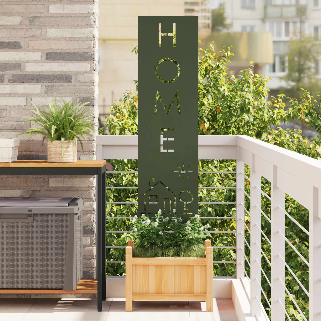 Écran De Confidentialité De Jardin Fretwork Rouillé
