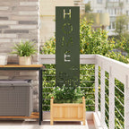Écran De Confidentialité De Jardin Fretwork Rouillé