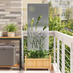 Écran De Confidentialité De Jardin Fretwork Rouillé