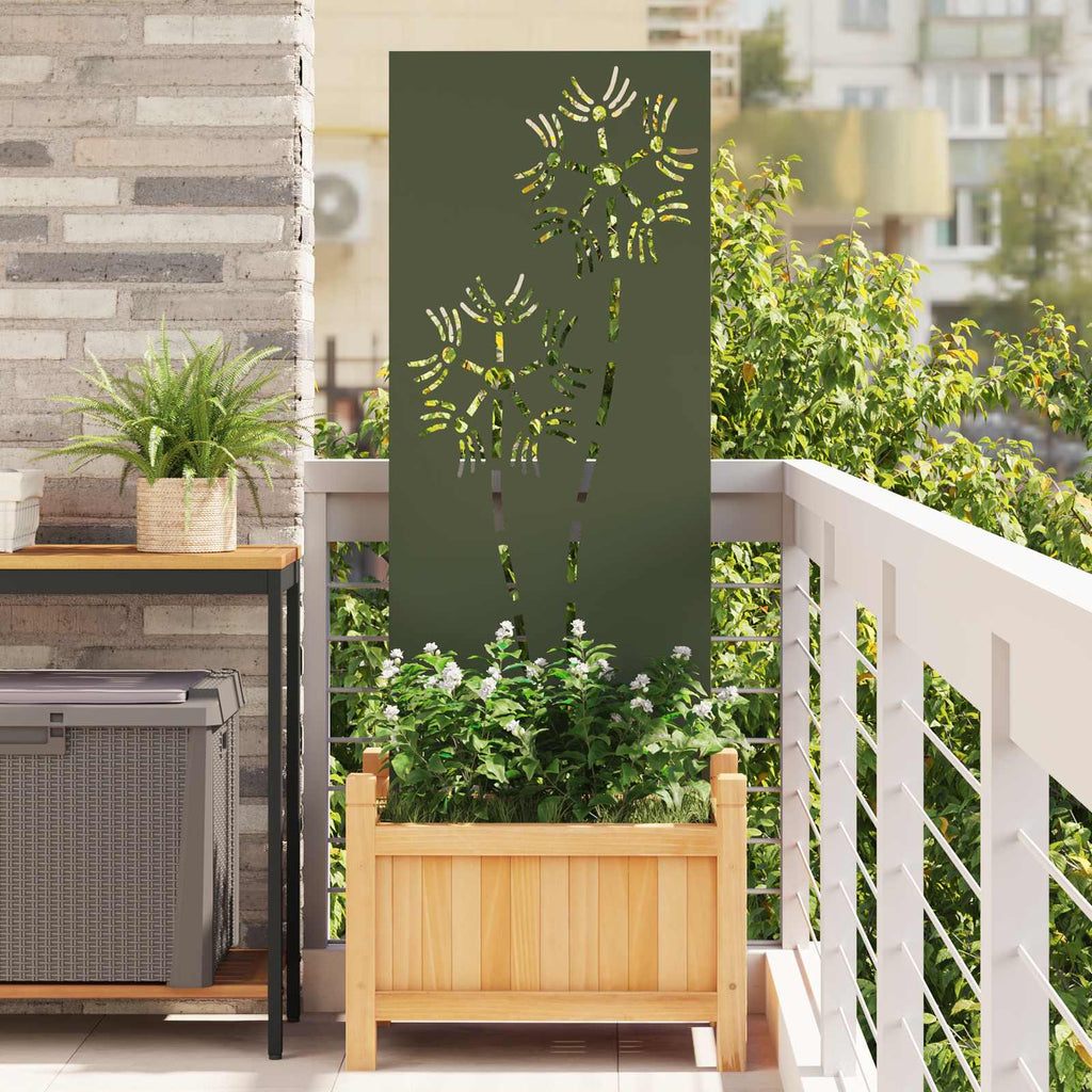 Écran De Confidentialité De Jardin Fretwork Rouillé
