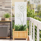 Écran De Confidentialité De Jardin Fretwork Rouillé