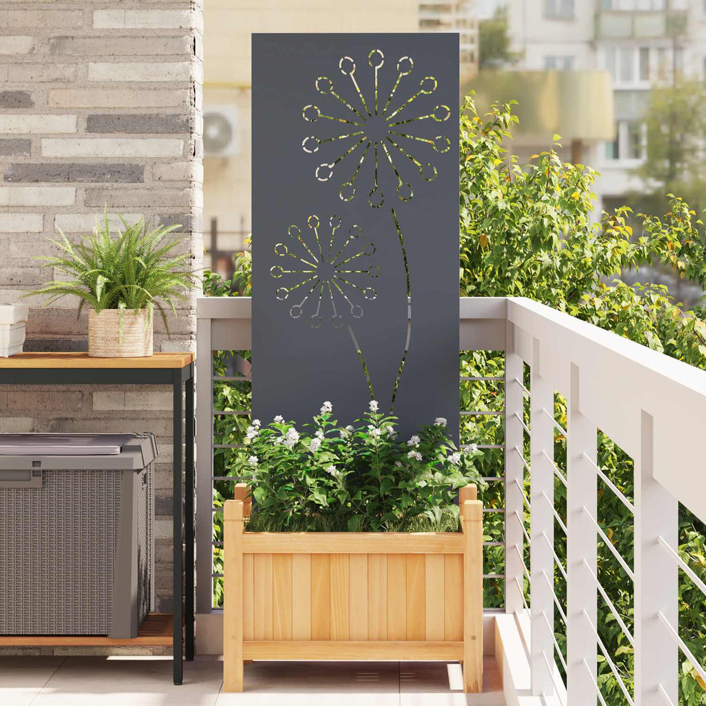 Écran De Confidentialité De Jardin Fretwork Rouillé