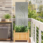 Écran De Confidentialité De Jardin Fretwork Rouillé