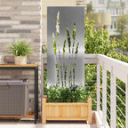 Écran De Confidentialité De Jardin Fretwork Rouillé