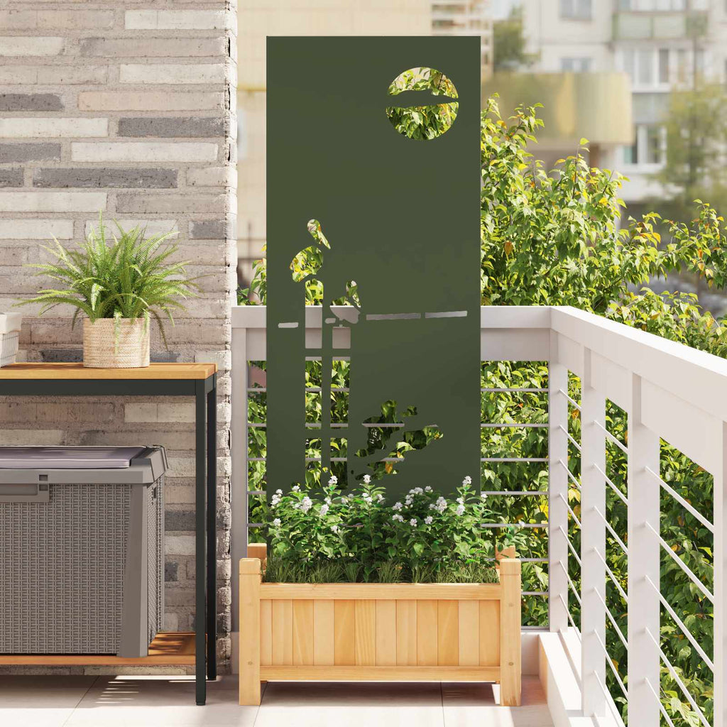 Écran De Confidentialité De Jardin Fretwork Rouillé