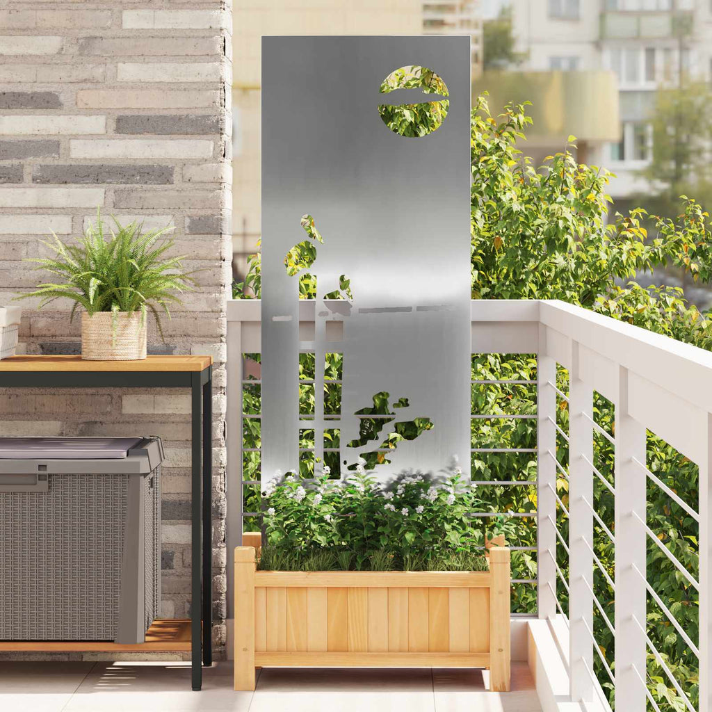 Écran De Confidentialité De Jardin Fretwork Rouillé
