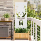 Écran De Confidentialité De Jardin Fretwork Rouillé