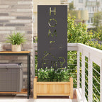Écran De Confidentialité De Jardin Fretwork Rouillé