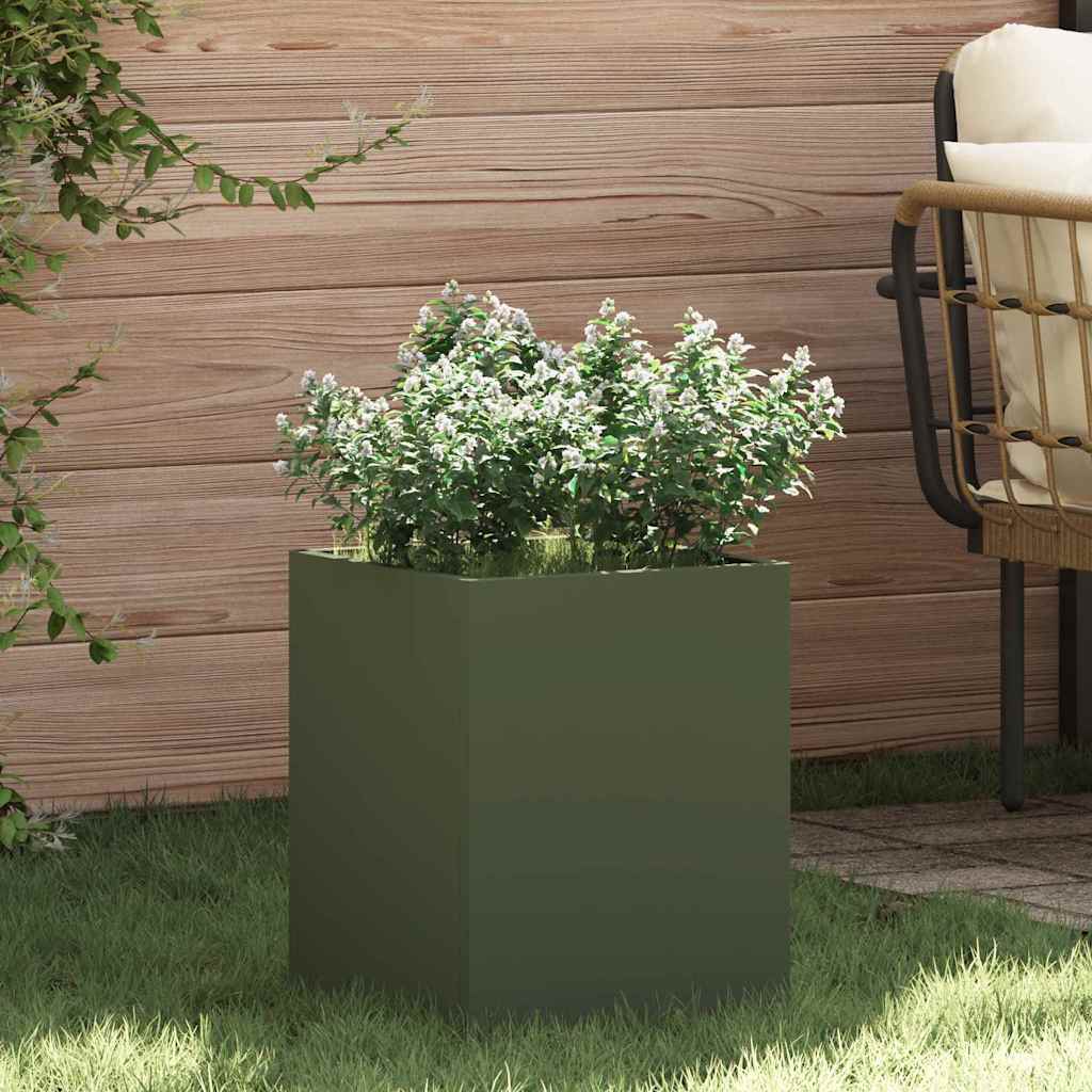 Cache-Pot De Jardin Rouillé