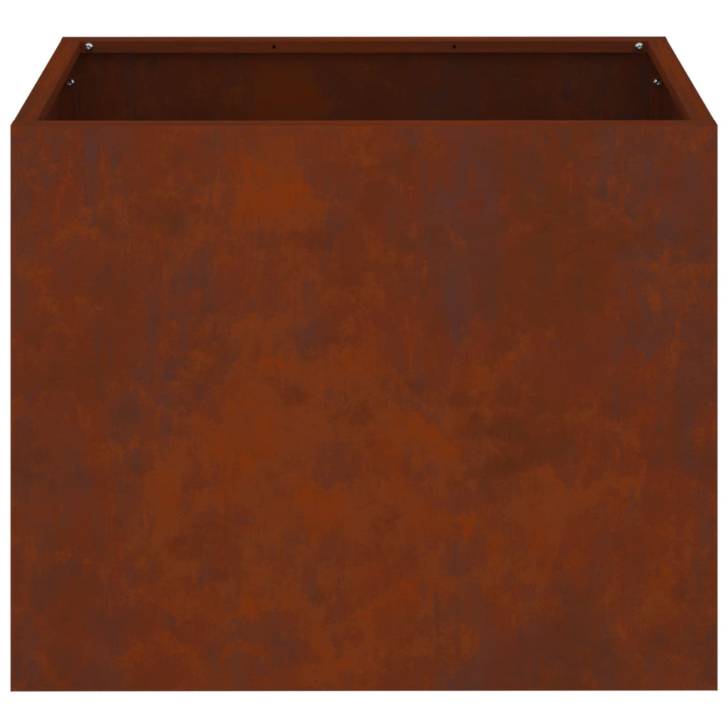 Cache-Pot De Jardin Rouillé
