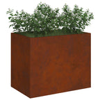 Cache-Pot De Jardin Rouillé