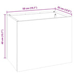 Cache-Pot De Jardin Rouillé