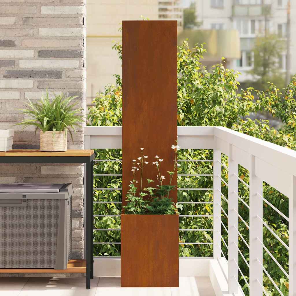 Écran De Confidentialité De Jardin Rouillé 50 X 32 X 1