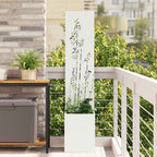 Écran De Confidentialité De Jardin Rouillé 50 X 32 X 1