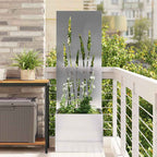Écran De Confidentialité De Jardin Rouillé 50 X 32 X 1
