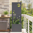 Écran De Confidentialité De Jardin Rouillé 50 X 32 X 1
