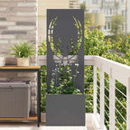 Écran De Confidentialité De Jardin Rouillé 50 X 32 X 1