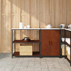 Ensemble De Rangement Cuisine Hattem 2 Pc Rouillé Acier