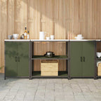 Ensemble De Rangement Cuisine Hattem 3 Pc Rouillé Acier