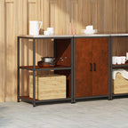 Ensemble De Rangement Cuisine Hattem 2 Pc Rouillé Acier