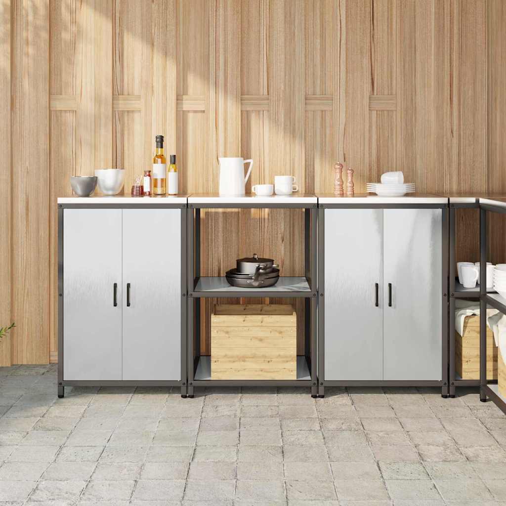 Ensemble De Rangement Cuisine Hattem 3 Pc Rouillé Acier