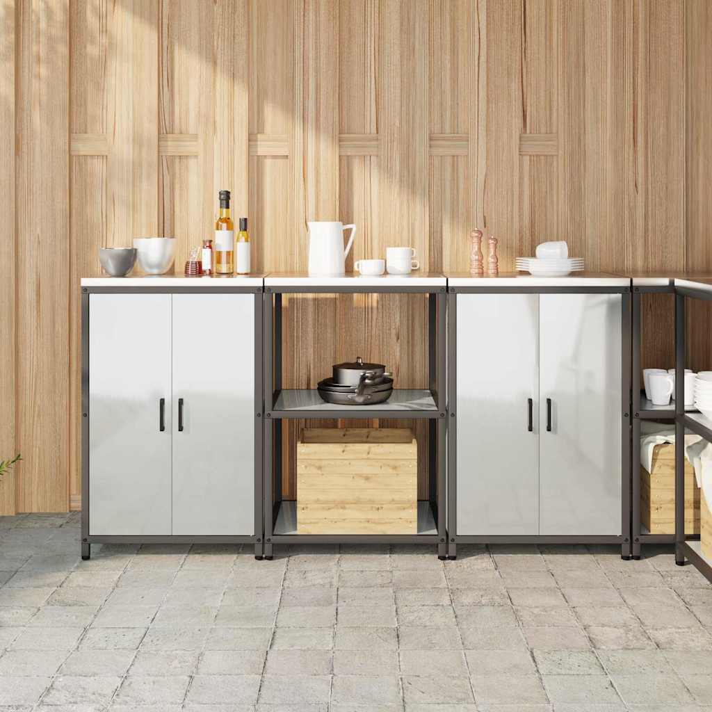 Ensemble De Rangement Cuisine Hattem 3 Pc Rouillé Acier