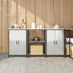 Ensemble De Rangement Cuisine Hattem 3 Pc Rouillé Acier