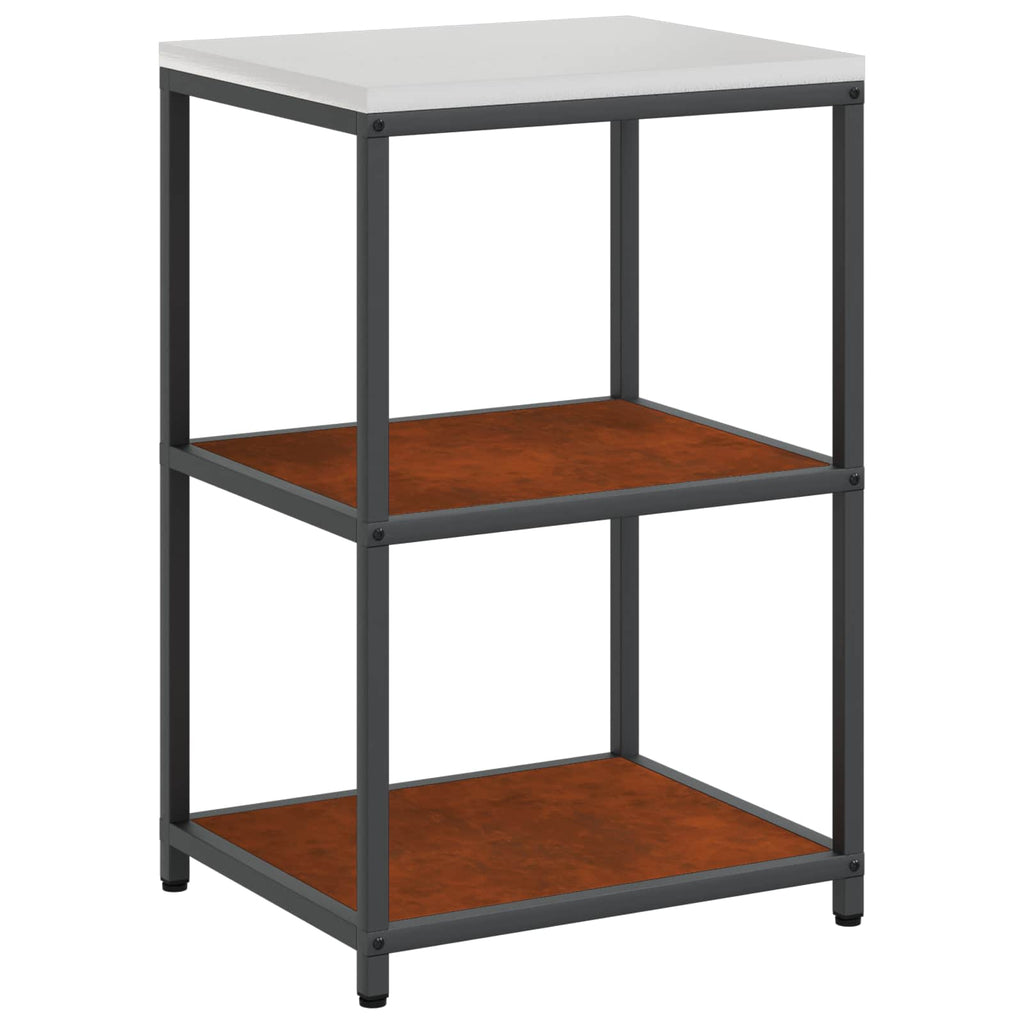 Ensemble De Rangement Cuisine Hattem 3 Pc Rouillé Acier