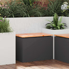Banc De Jardin 1 -Seater Rouillé Carré