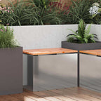 Banc De Jardin 1 -Seater Rouillé Carré