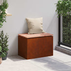 Banc De Jardin 1 -Seater Rouillé Rectangulaire
