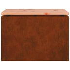 Banc De Jardin 1 -Seater Rouillé Rectangulaire
