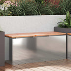 Banc De Jardin 1 -Seater Rouillé Carré