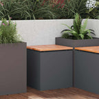 Banc De Jardin 1 -Seater Rouillé Carré