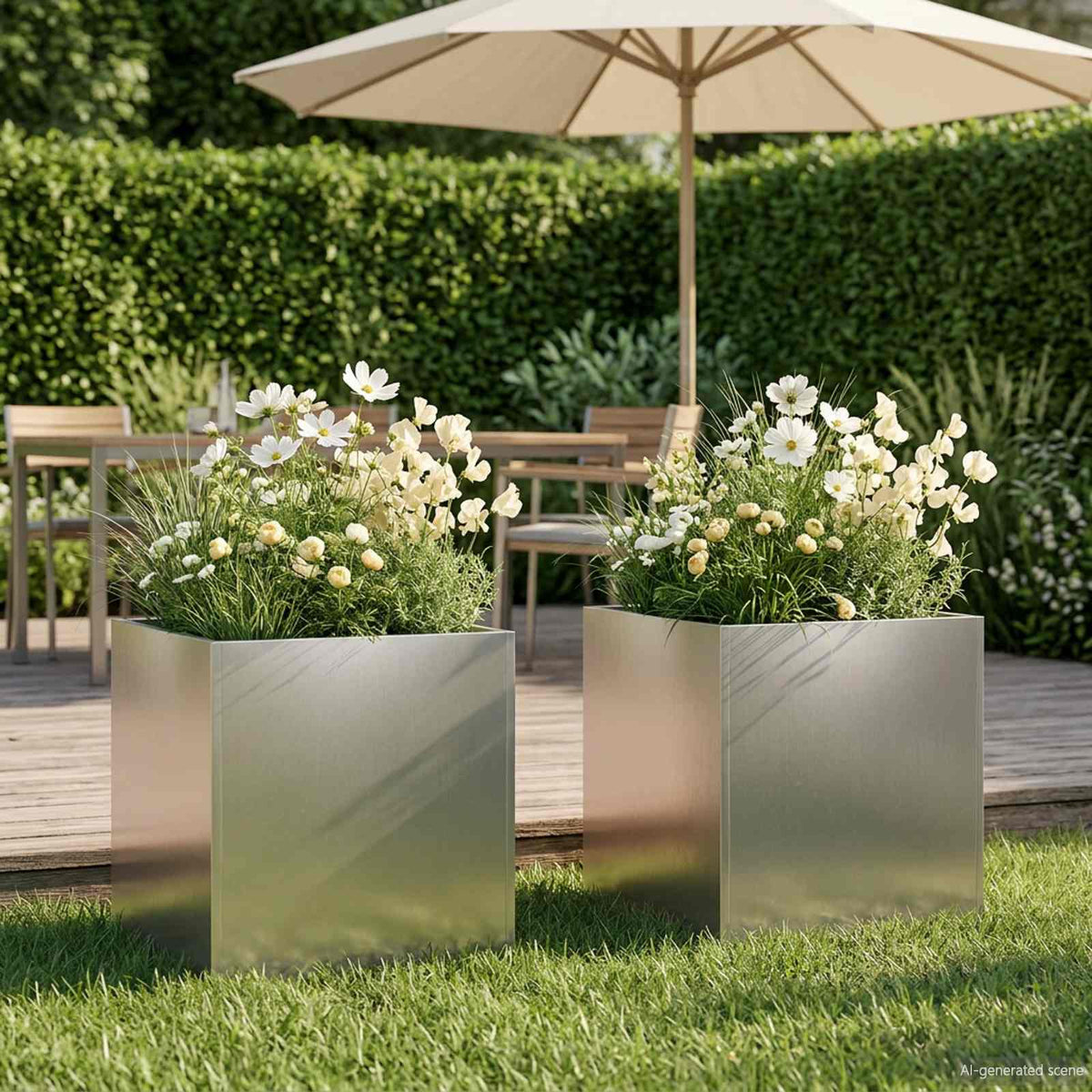Jardinières 2 Pcs Acier Corten