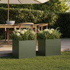 Jardinières 2 Pcs Acier Corten