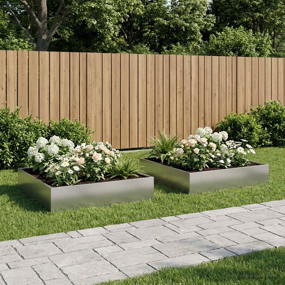 Jardinières 2 Pcs Acier Corten