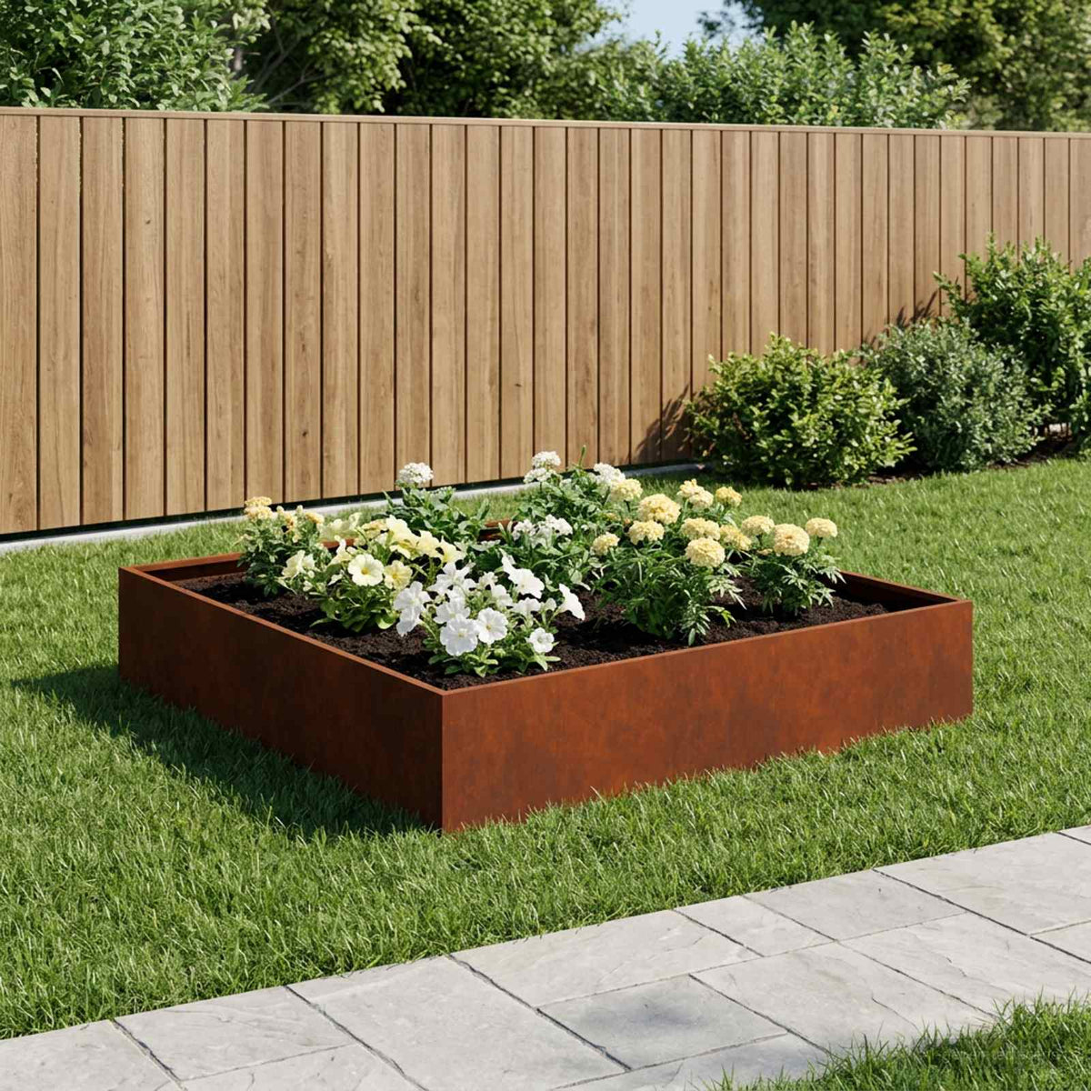 Jardinières 2 Pcs Acier Corten