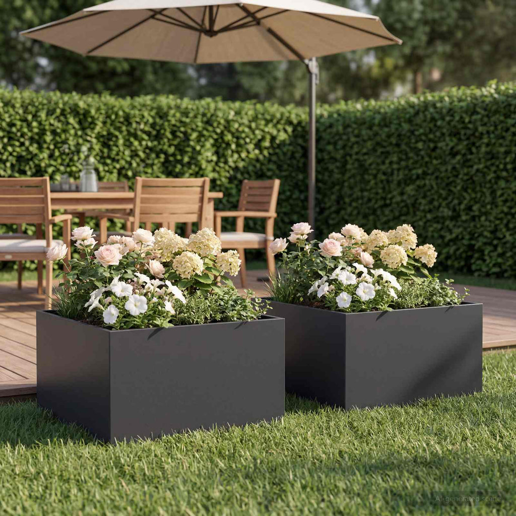 Jardinières 2 Pcs Acier Corten