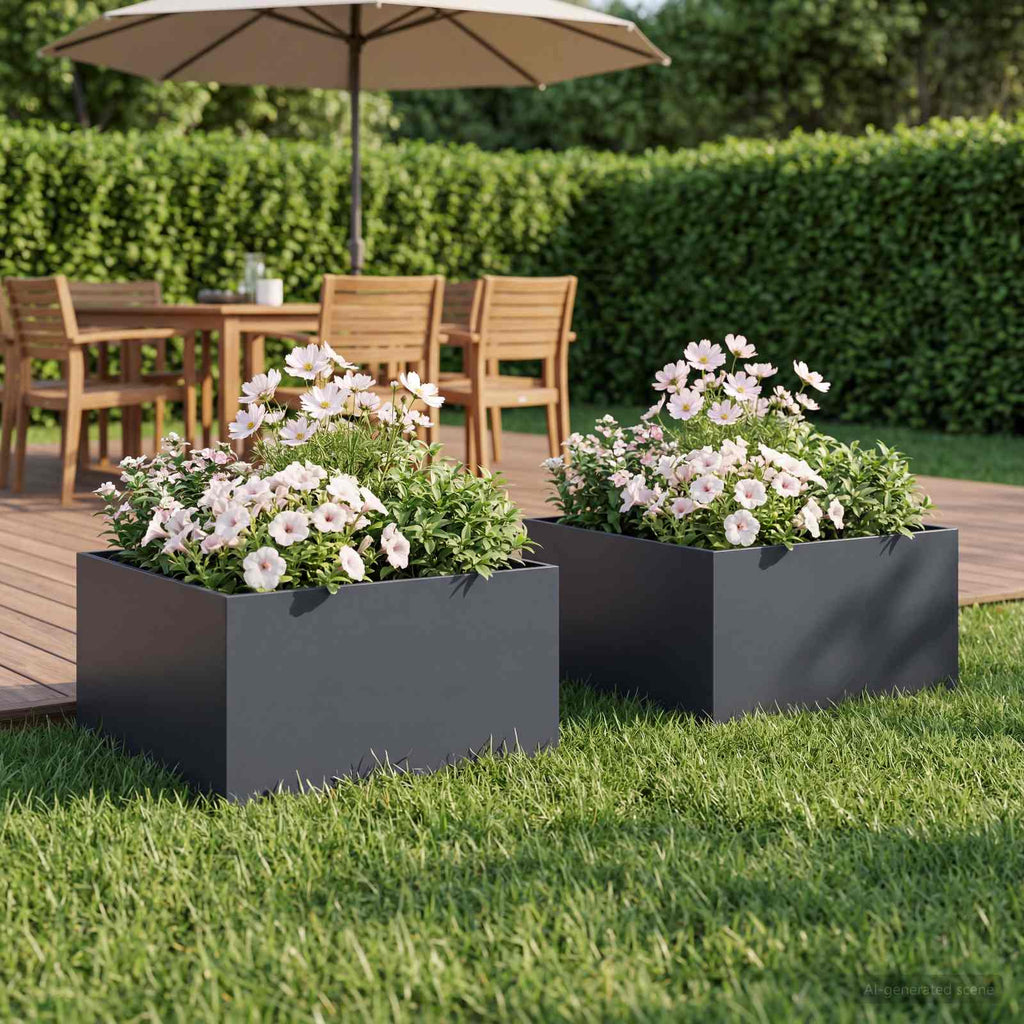 Jardinières 2 Pcs Acier Corten