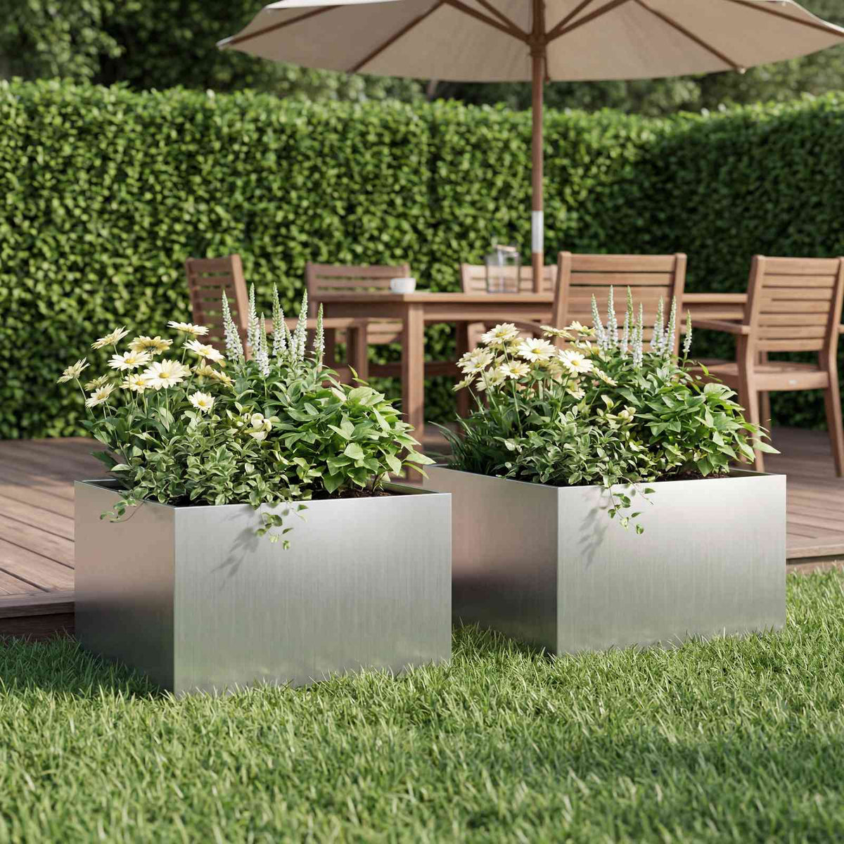 Jardinières 2 Pcs Acier Corten